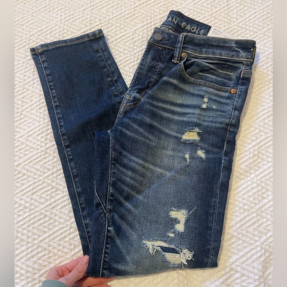 American Eagle - Airflex 360 Move Free skinny jeans